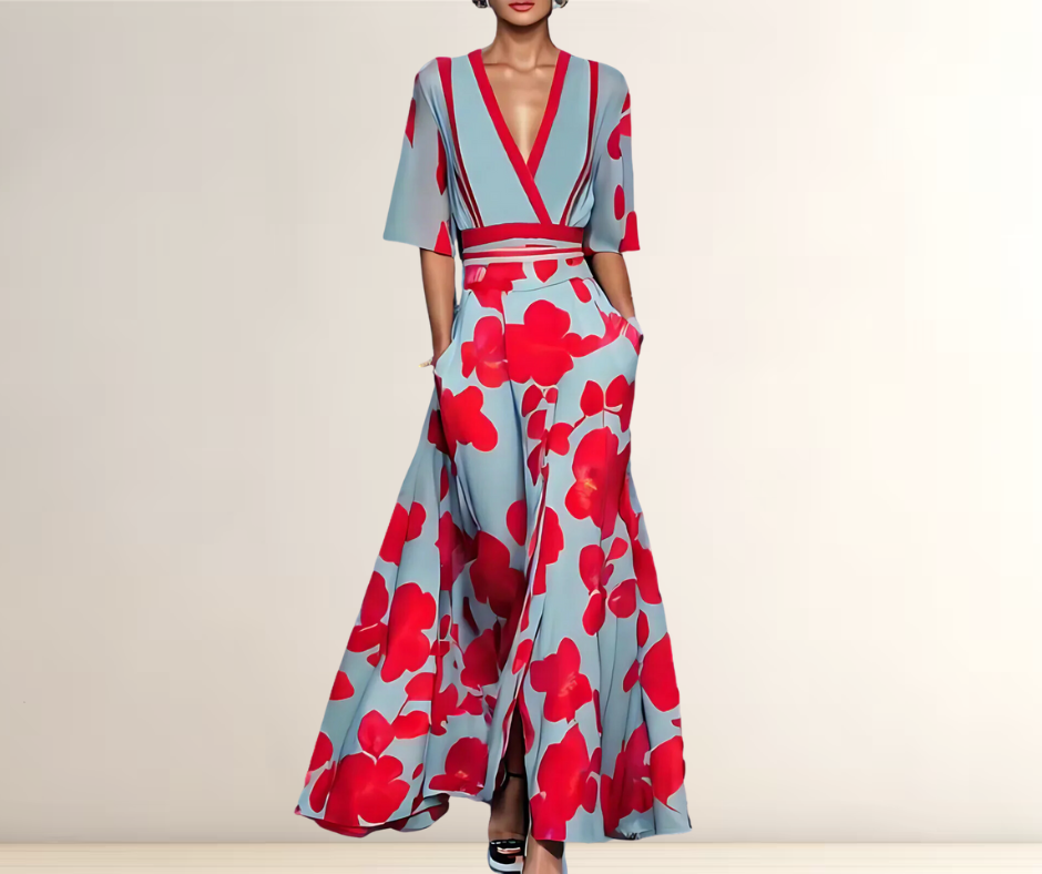 LUNA™ - ROBE ÉLÉGANTE LÉGÈRE AVEC MANCHES