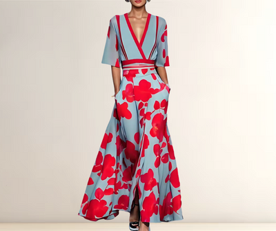 LUNA™ - ROBE ÉLÉGANTE LÉGÈRE AVEC MANCHES