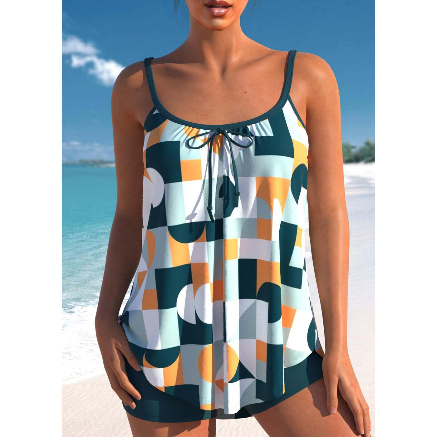 Mireille - Maillot De Bain À Pois Avec Design Classique