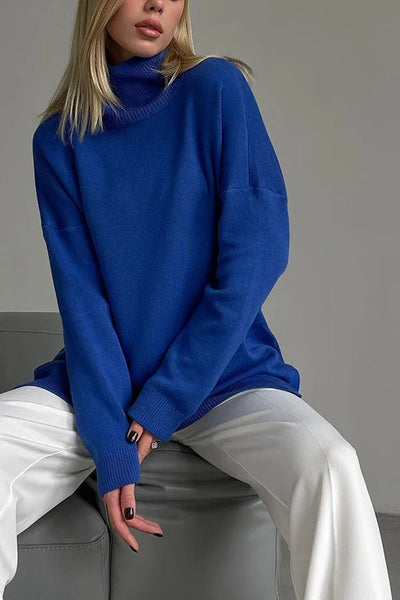 Camille – Pull À Col Roulé Ample, Cosy Et Doux Pour L'Hiver
