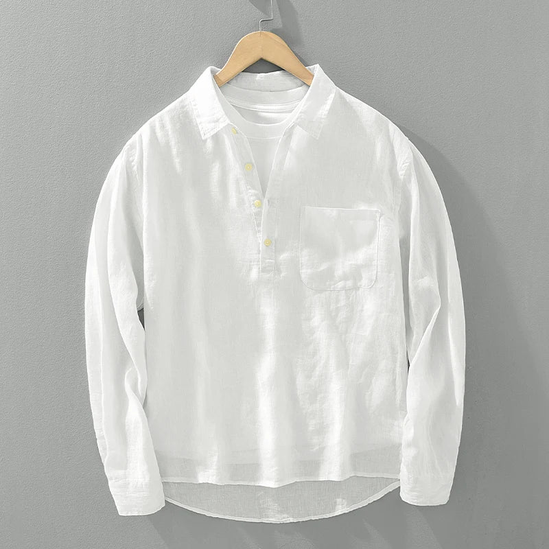 Elliot - Chemise en lin - Confortable - Hommes
