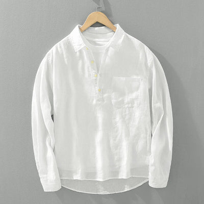 Elliot - Chemise en lin - Confortable - Hommes