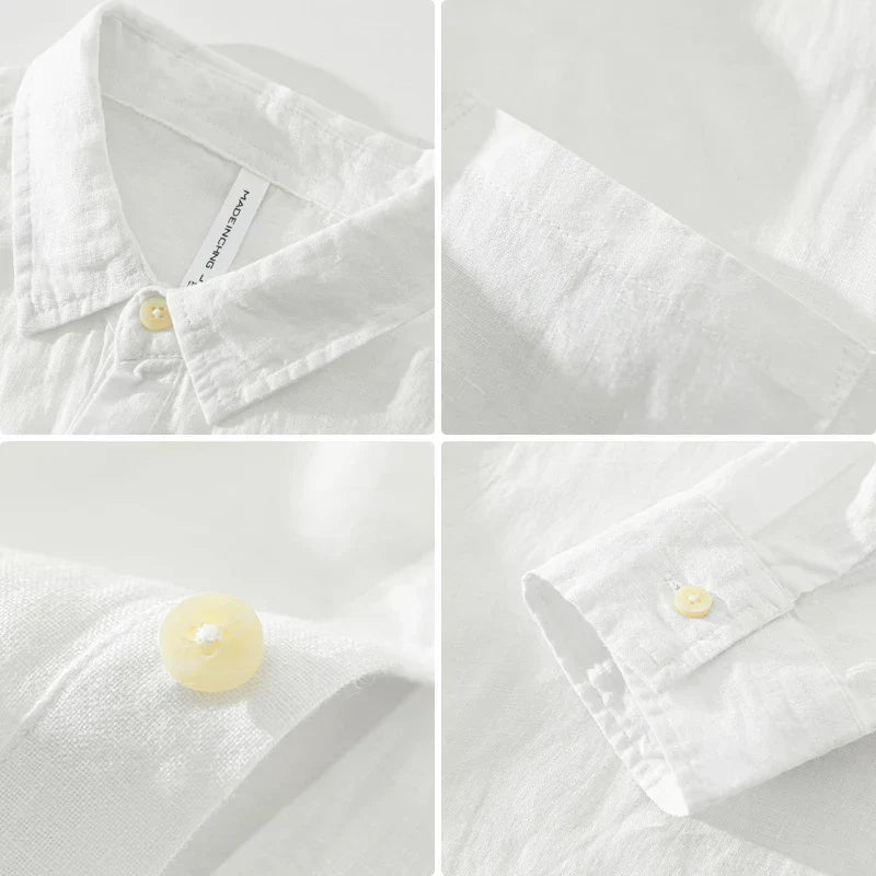 Elliot - Chemise en lin - Confortable - Hommes
