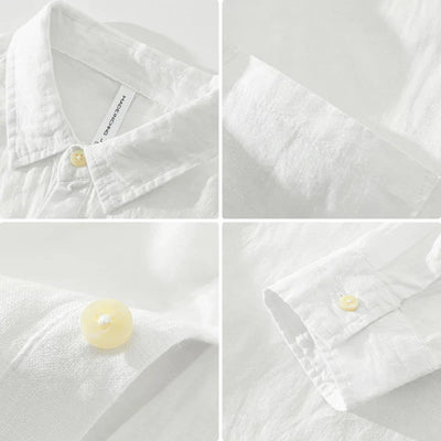 Elliot - Chemise en lin - Confortable - Hommes