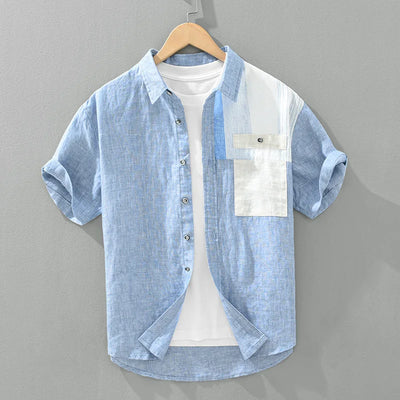 Reid - Chemise en Lin - Décontracté - Hommes