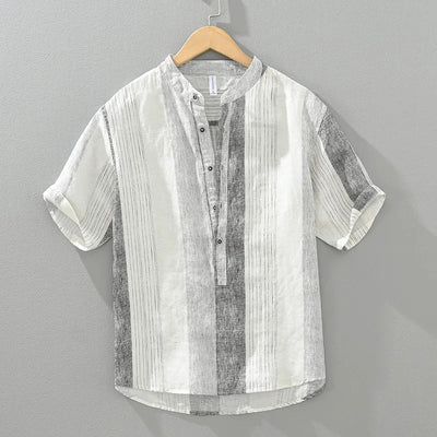 Finnegan - Chemise en Lin - Rayé - Hommes