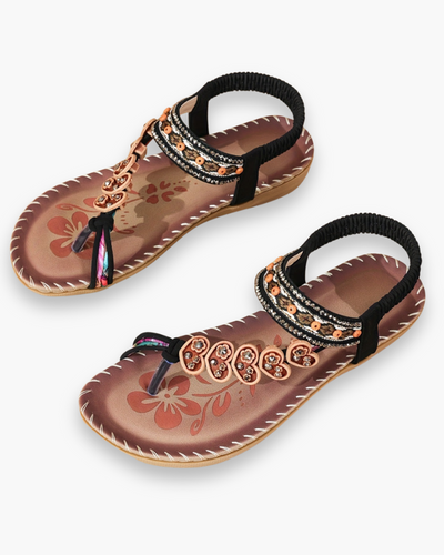 Sandales élégantes confort femme | Style bohème d'été