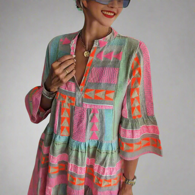 Britta | Robe d'été en coton-lin
