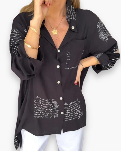 Chemise ample originale femme | Décontracté