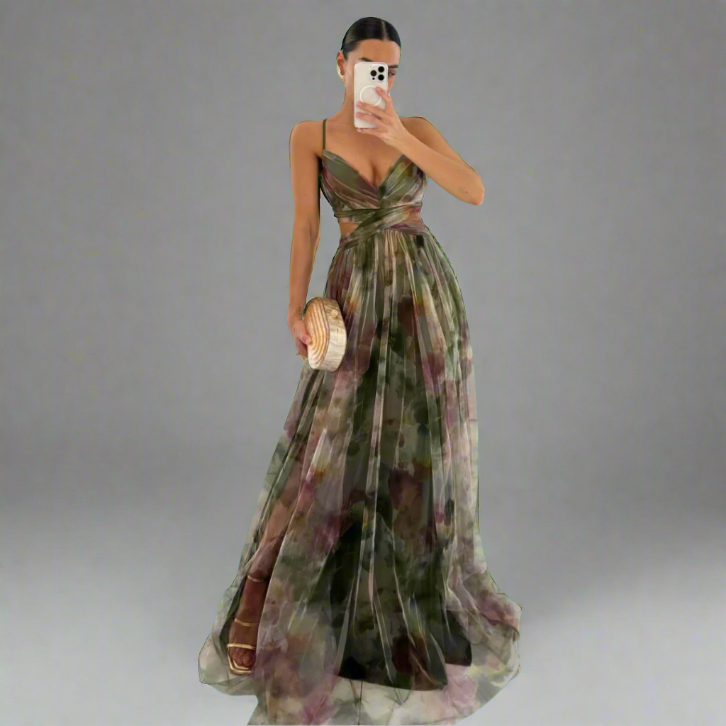 Prysentha | Robe maxi à l'élégance fluide