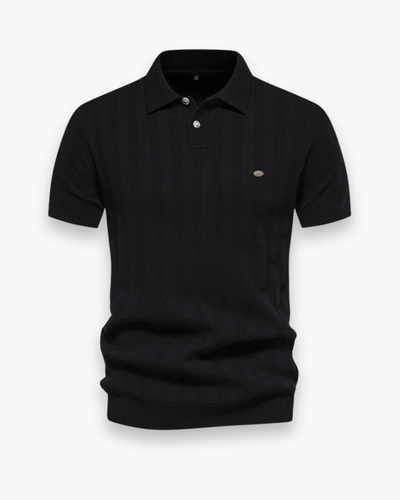 Polo élégant côtelé pour homme | Flatteur et respirant