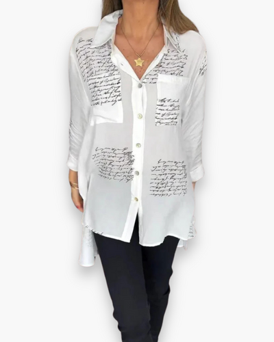 Chemise ample originale femme | Décontracté