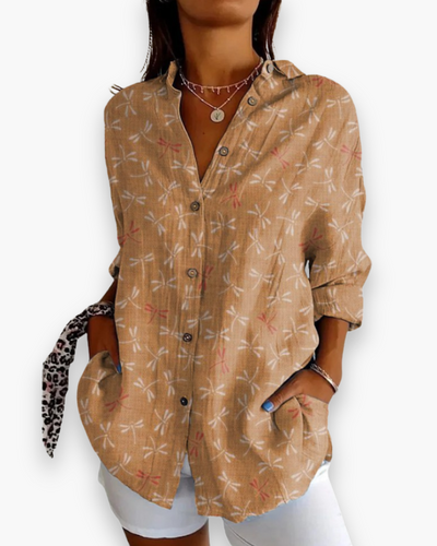 Chemisier imprimé chic femme | Style raffiné