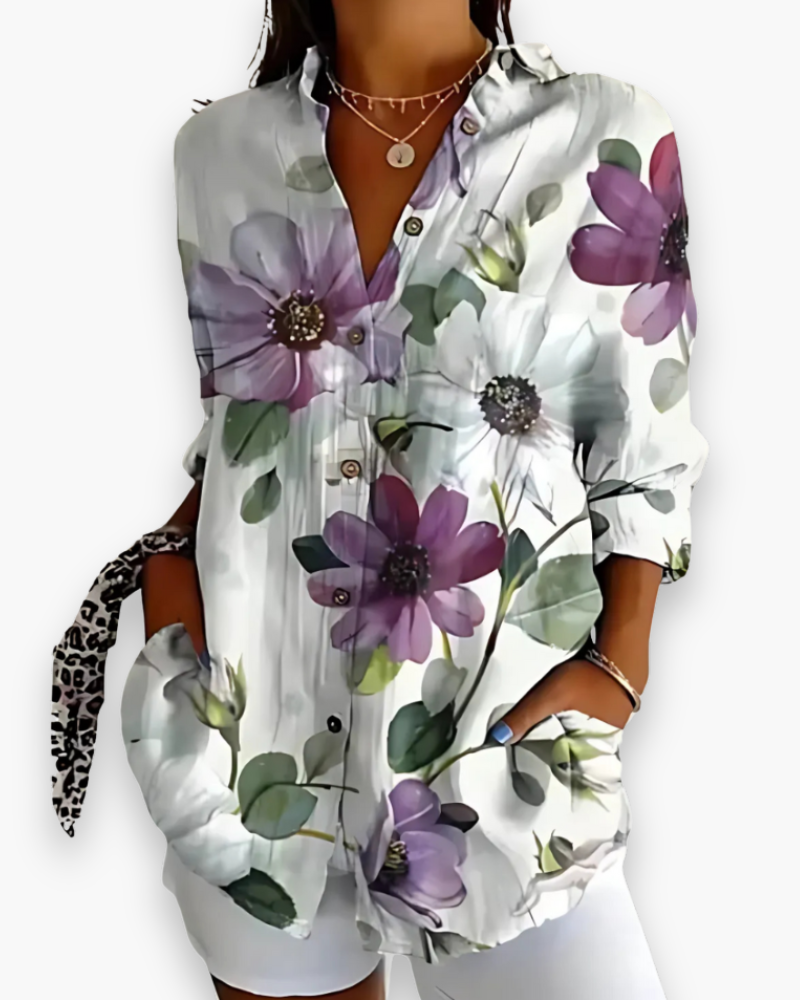 Chemisier imprimé chic femme | Style raffiné