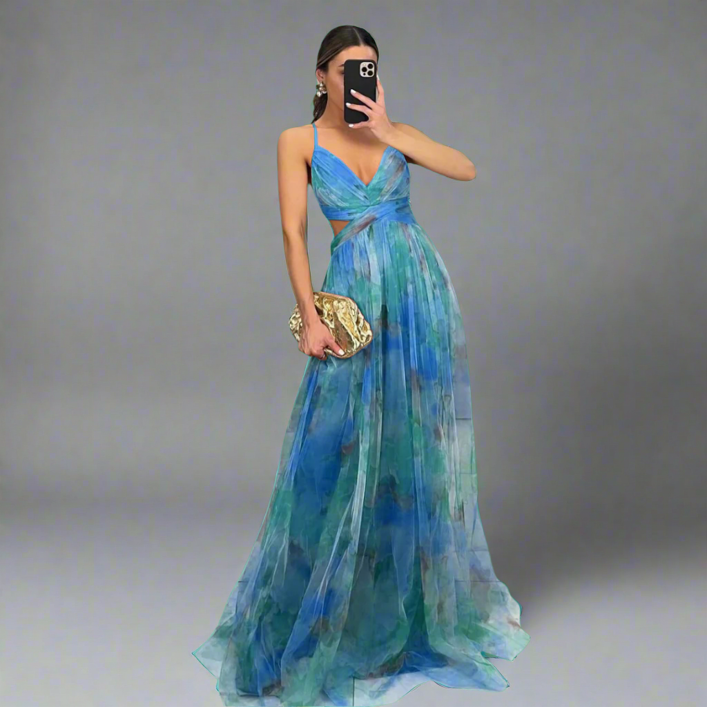 Prysentha | Robe maxi à l'élégance fluide