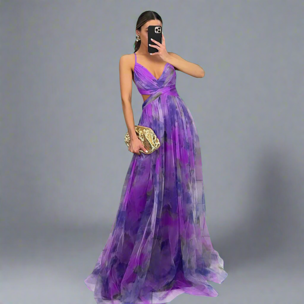 Prysentha | Robe maxi à l'élégance fluide
