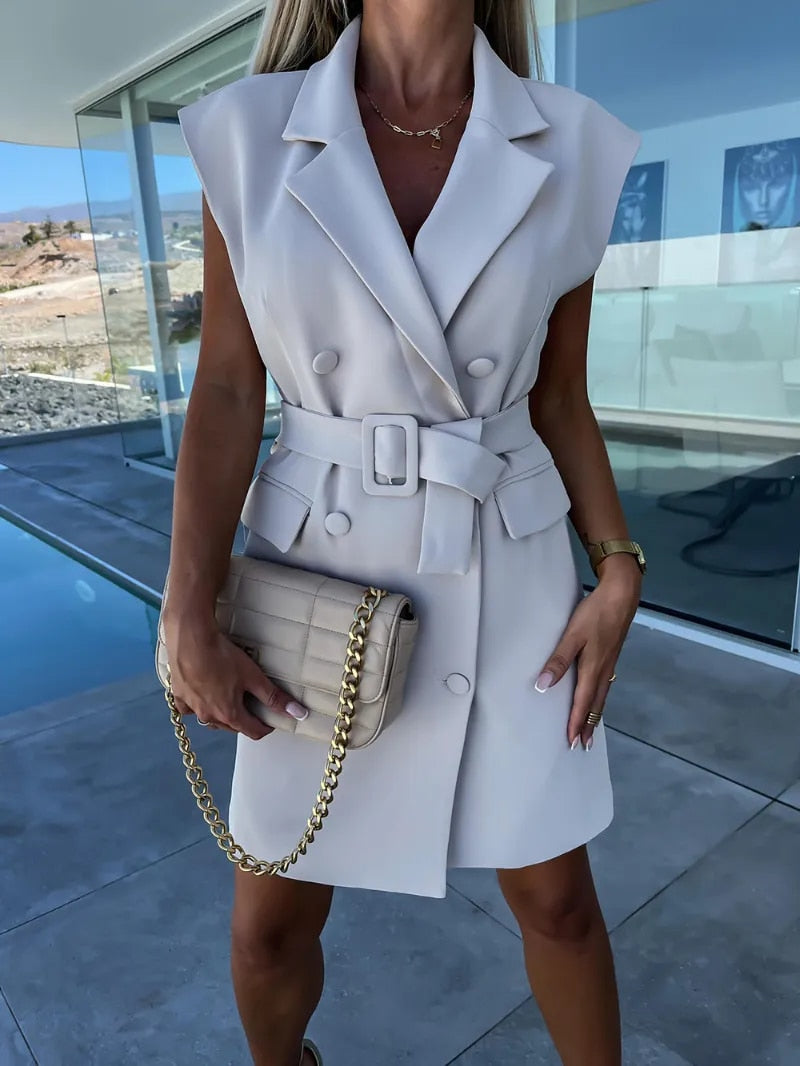 Chrissy - Robe Blazer Formelle - Elégant Et Stylé - Femmes