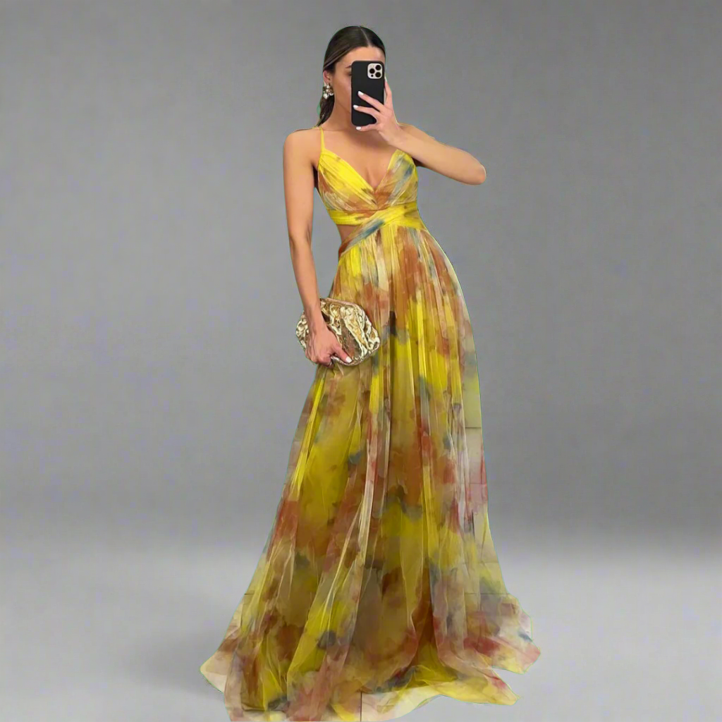 Prysentha | Robe maxi à l'élégance fluide