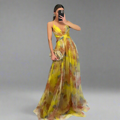 Prysentha | Robe maxi à l'élégance fluide