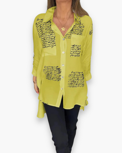 Chemise ample originale femme | Décontracté