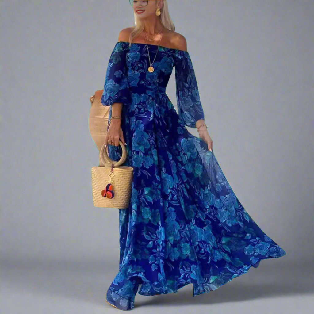 Lieberta | Robe maxi florale au charme bohème