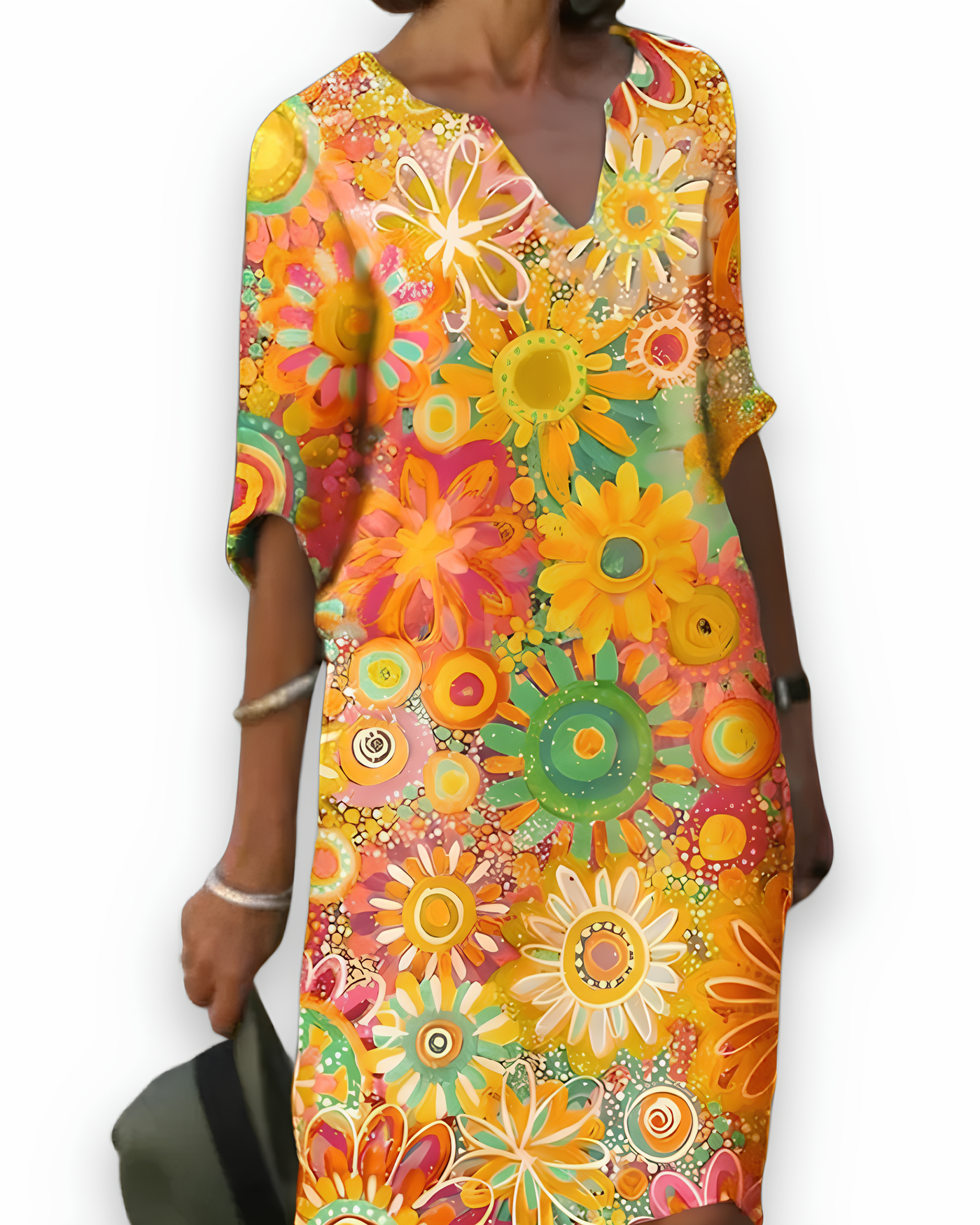 Robe d’été imprimée pour femme | Élégante