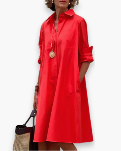 Robe chemise ample femme | Moderne et élégant