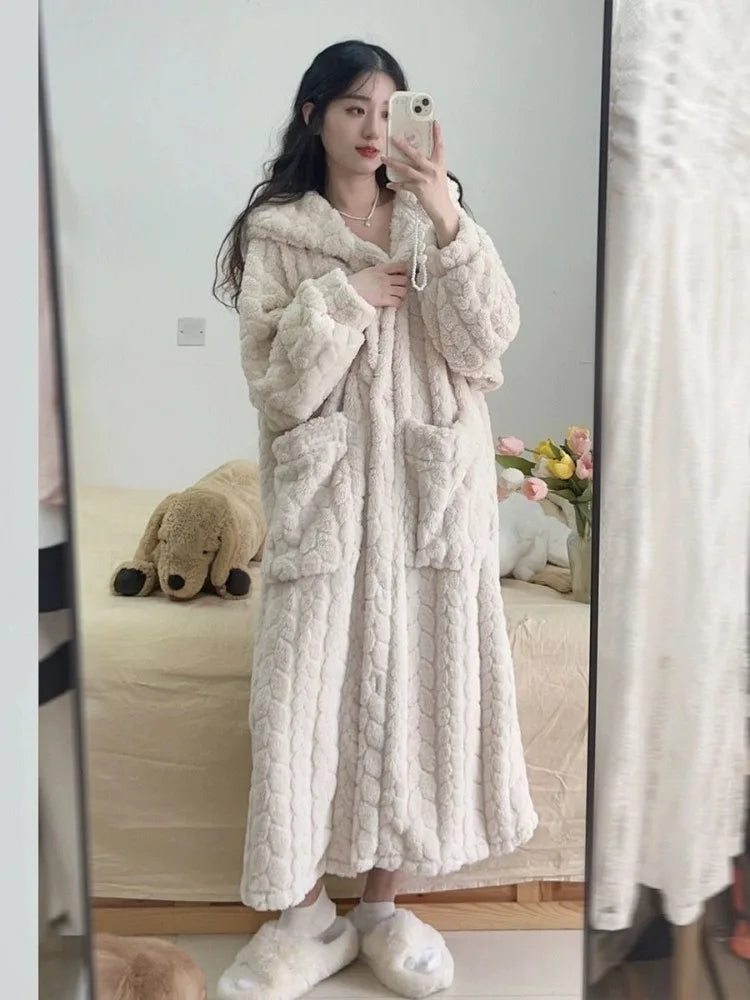 Mila - Peignoir Nightfall Confortable Et Chaud