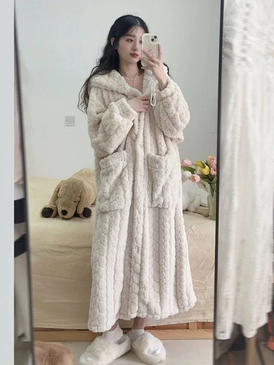 Mila - Peignoir Nightfall Confortable Et Chaud
