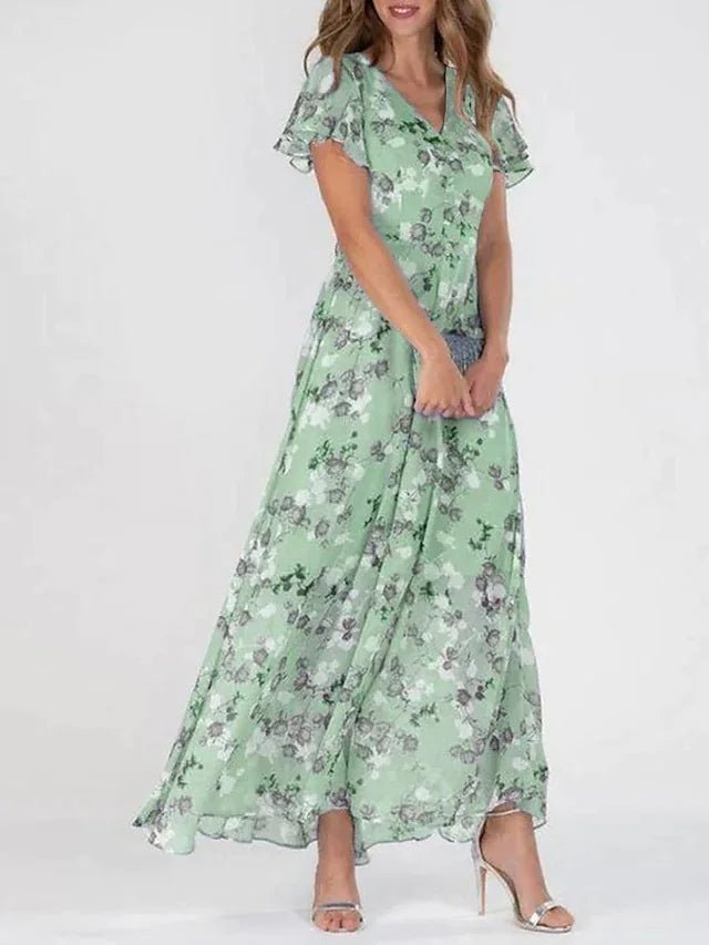 Kaitlyn | Robe maxi à fleurs élégante