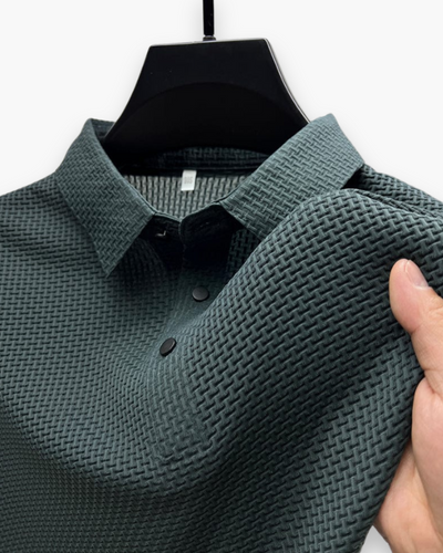 Polo Structuré Moderne pour Homme | Manches Longues