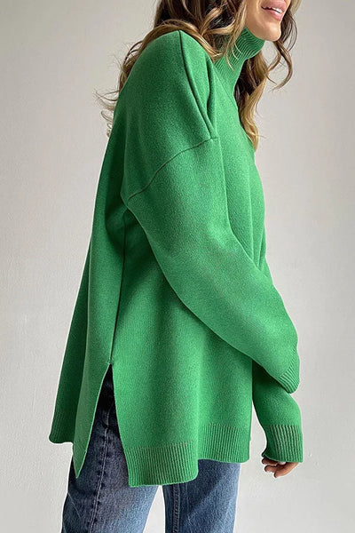 Camille – Pull À Col Roulé Ample, Cosy Et Doux Pour L'Hiver
