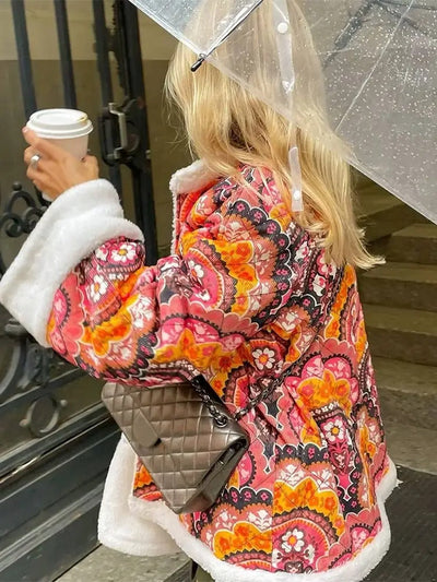 Claire – Manteau À Motif Bohème Pour Un Look Unique