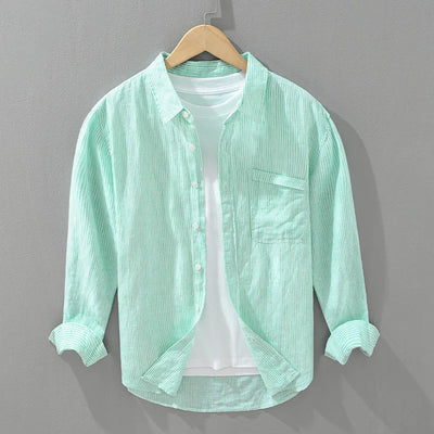 Brice - Chemise en lin - Décontracté - Hommes