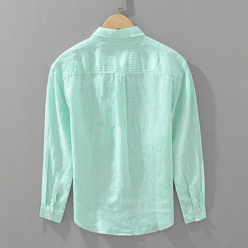 Brice - Chemise en lin - Décontracté - Hommes