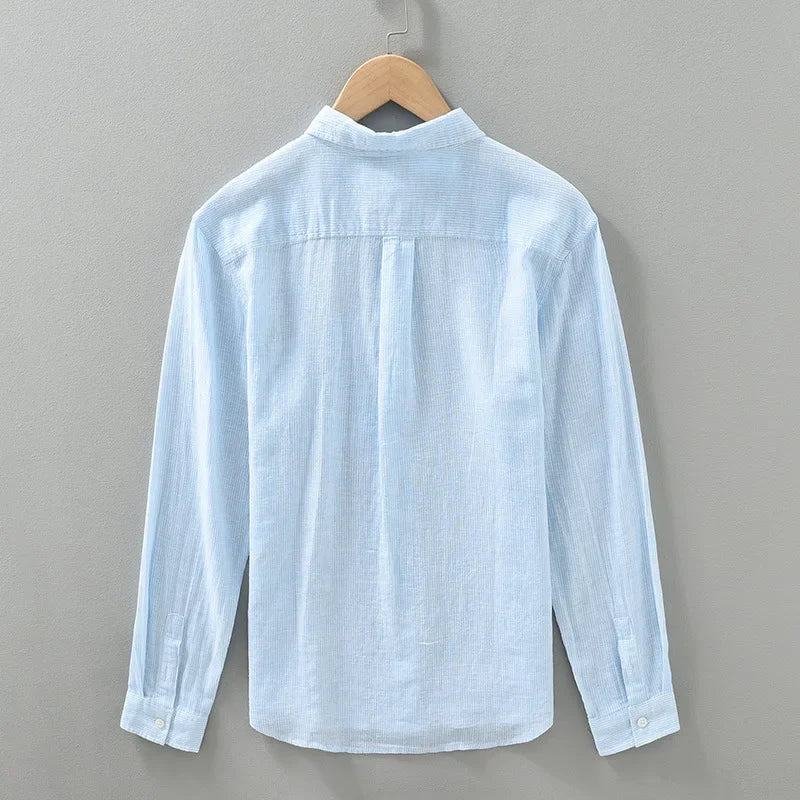 Brice - Chemise en lin - Décontracté - Hommes