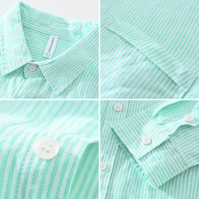Brice - Chemise en lin - Décontracté - Hommes