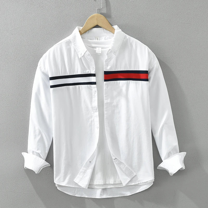 Byron - Chemise en patchwork décontractée - Audacieuse & Élégante - Hommes
