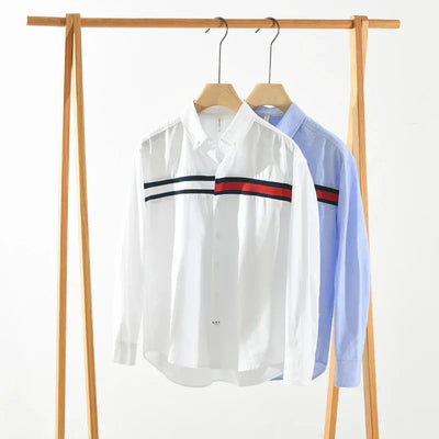 Byron - Chemise en patchwork décontractée - Audacieuse & Élégante - Hommes