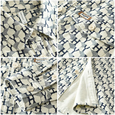 Colton - Chemise avec imprimé lettres - Décontracté - Hommes