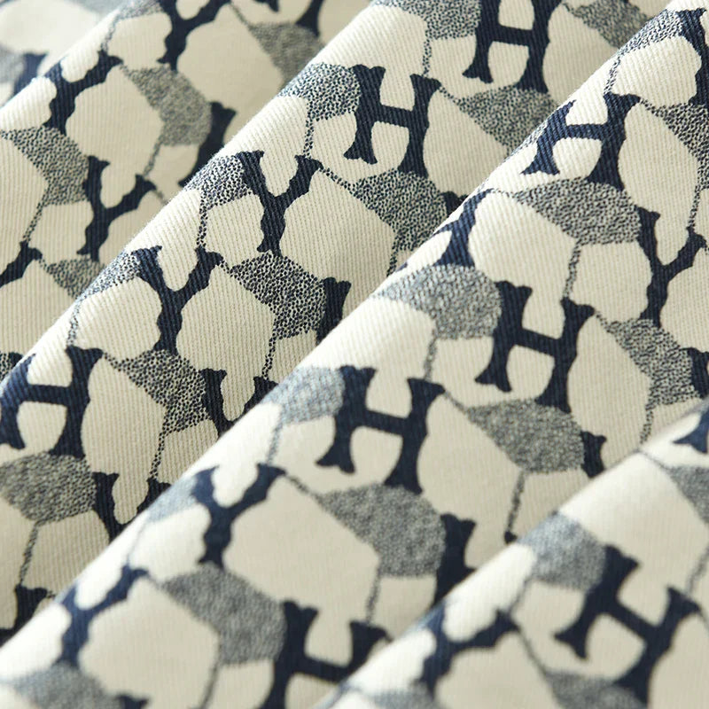 Colton - Chemise avec imprimé lettres - Décontracté - Hommes