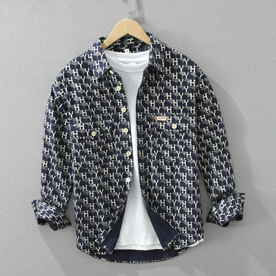 Colton - Chemise avec imprimé lettres - Décontracté - Hommes