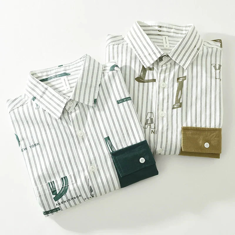 Owen - Chemise rayée - Décontracté - Hommes