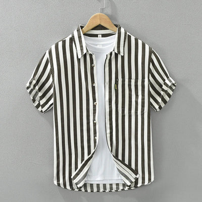 Hunter - Chemise décontractée à rayures - Confortable - Hommes