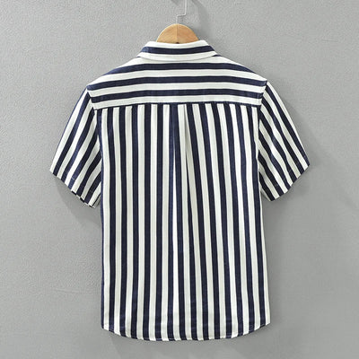 Hunter - Chemise décontractée à rayures - Confortable - Hommes