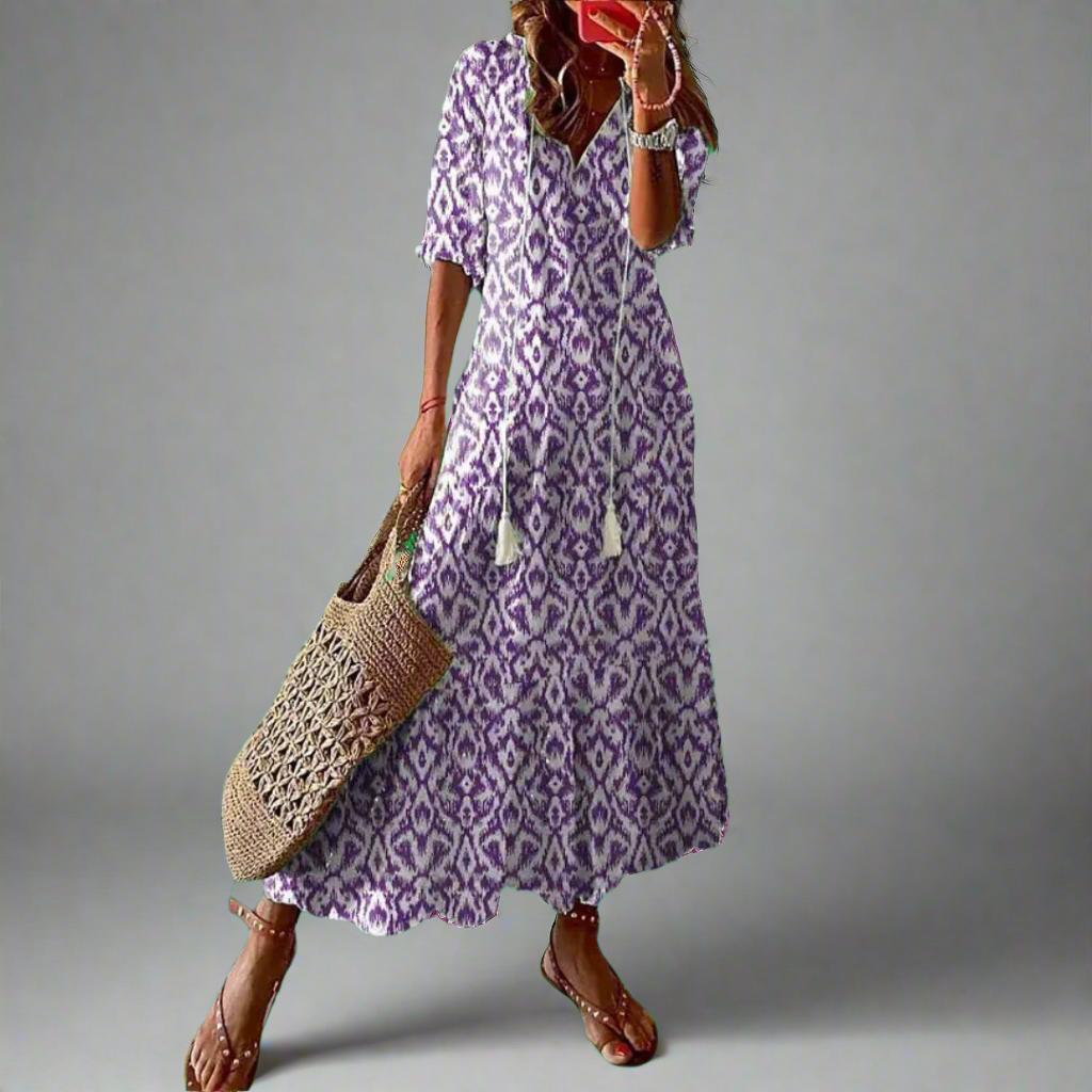 Cyratrud | Robe maxi aérienne avec élégance moderne