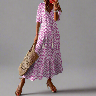 Cyratrud | Robe maxi aérienne avec élégance moderne