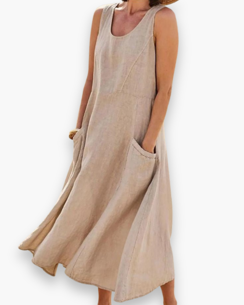 Robe d'été aérée des femmes | MIDI élégant