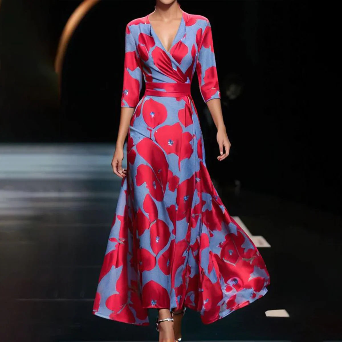 Emma - Robe Maxi À Imprimé Floral Pour Une Allure Chic