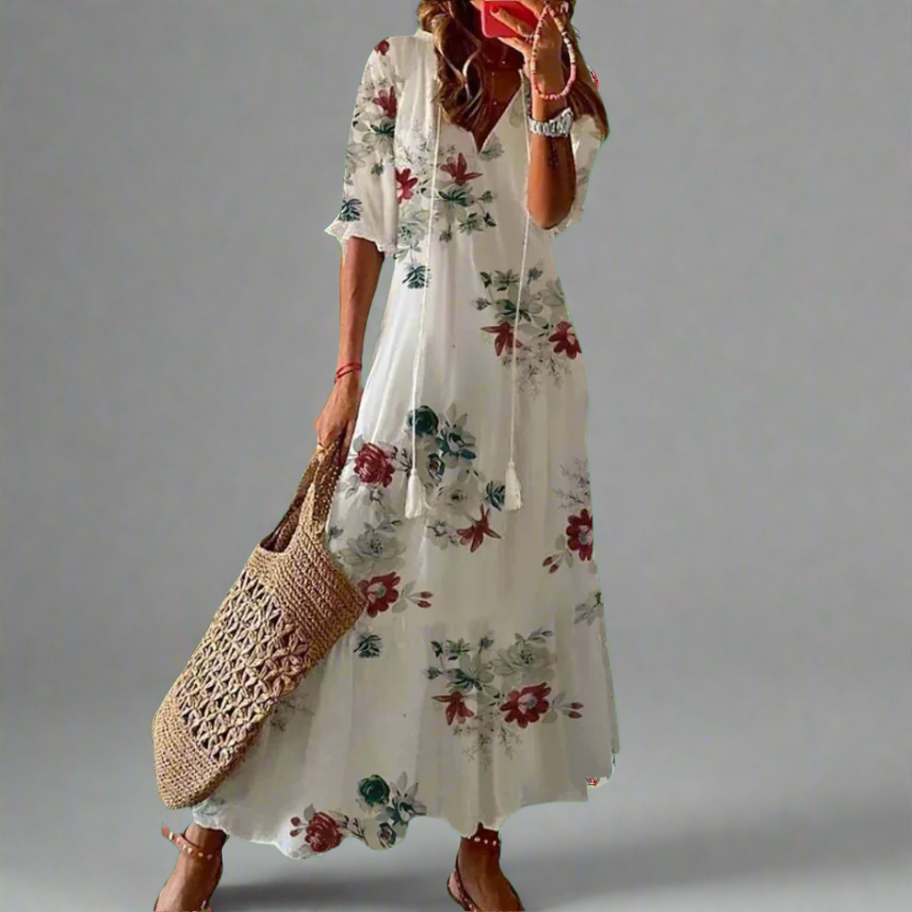 Cyratrud | Robe maxi aérienne avec élégance moderne